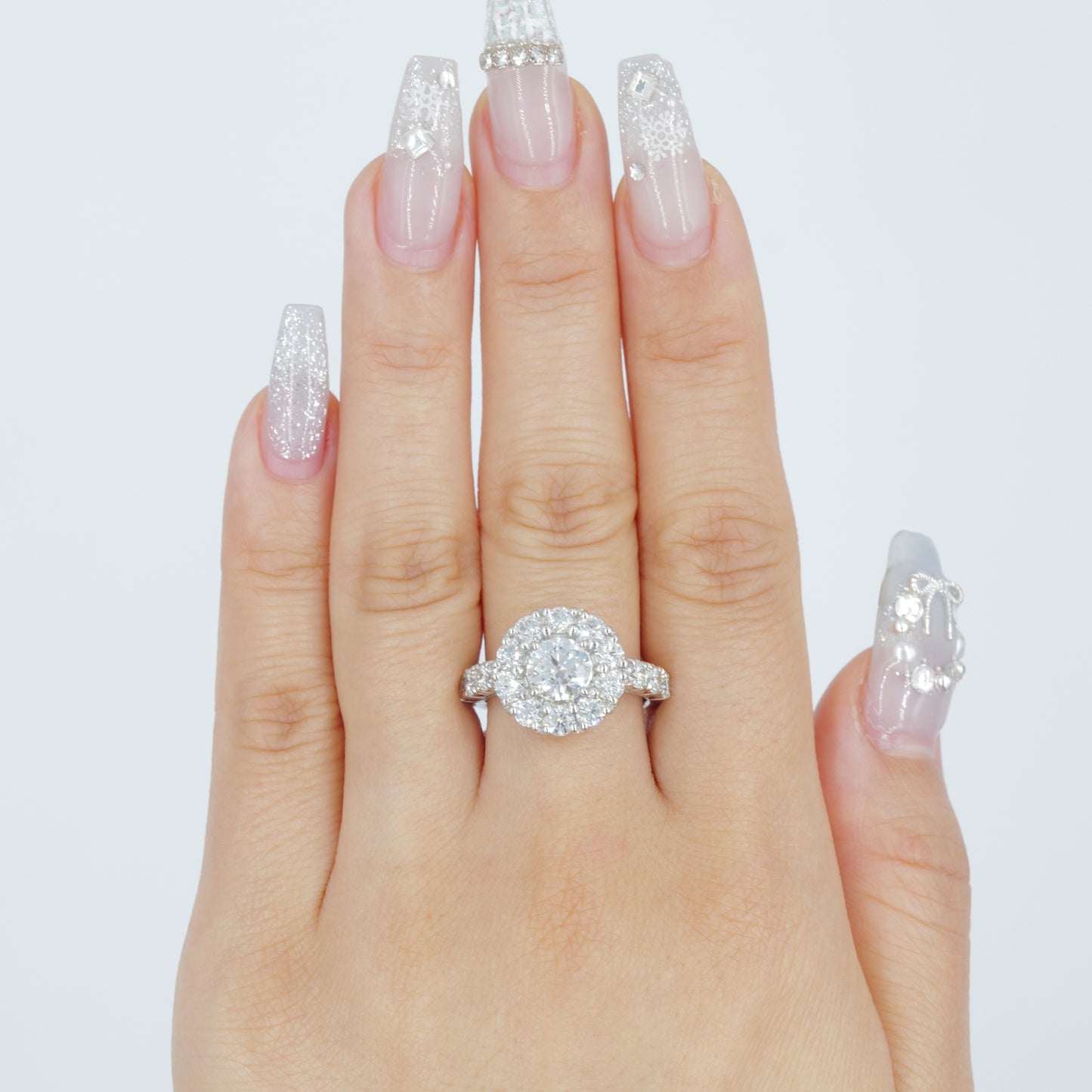 極上 ラボグロウン LGD ダイアモンドリング 指輪 1.04ct IDEAL CUT IGI鑑定書付
