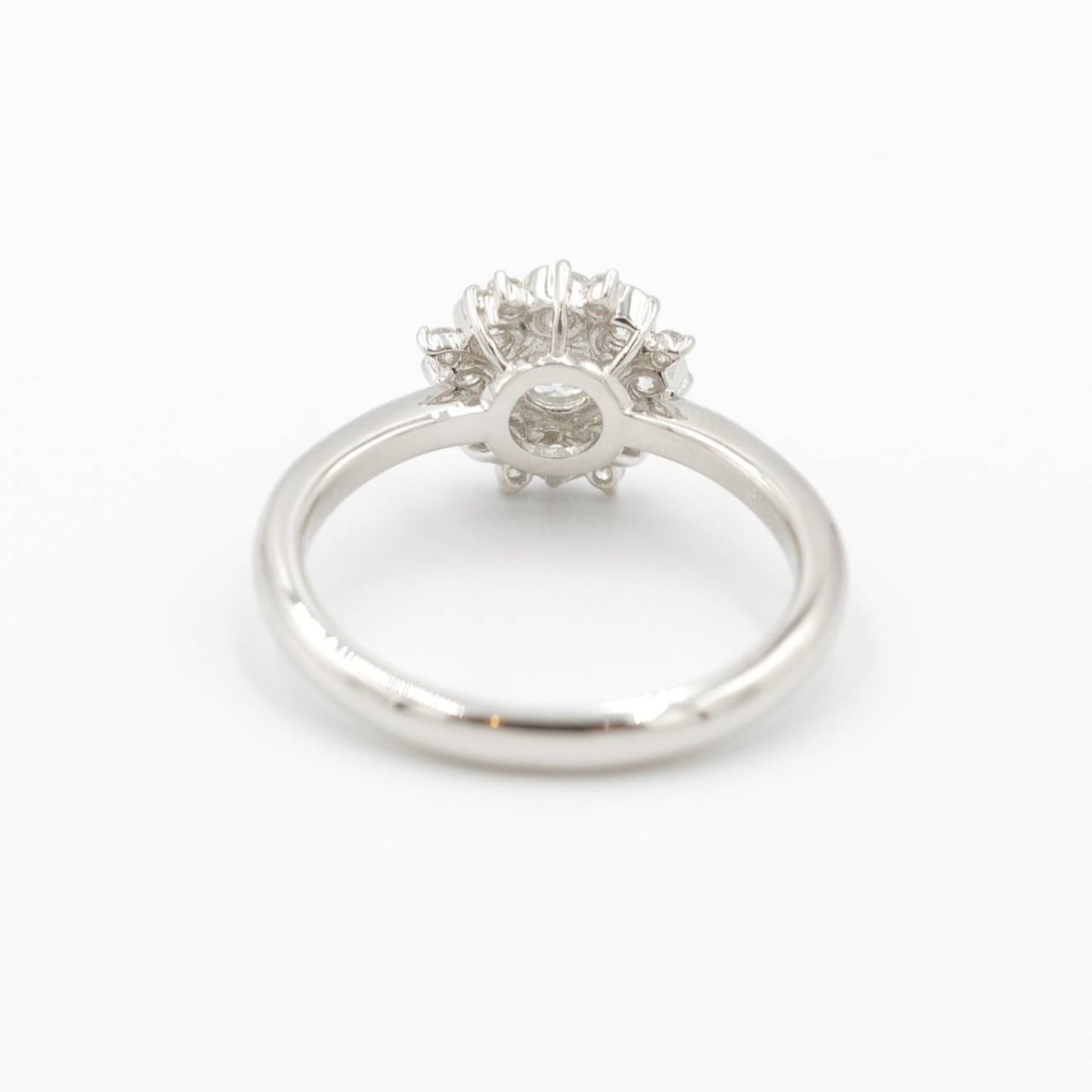 プラチナ Pt900 リング ダイヤモンド 0.344ct 中研鑑 鑑別書有り 11号