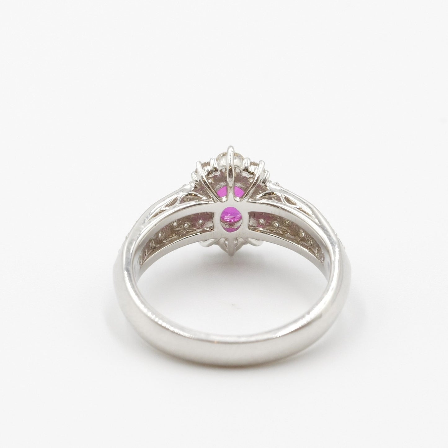 プラチナ Pt900 リング ルビー 0.72ct AIGS 鑑別書有り 12号