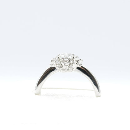 プラチナ Pt900 リング ダイヤモンド 0.344ct 中研鑑 鑑別書有り 11号