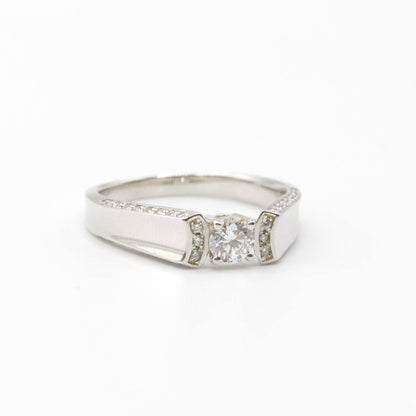 プラチナ Pt950 リング ダイヤモンド 0.32ct GIA 鑑別書有り 15号