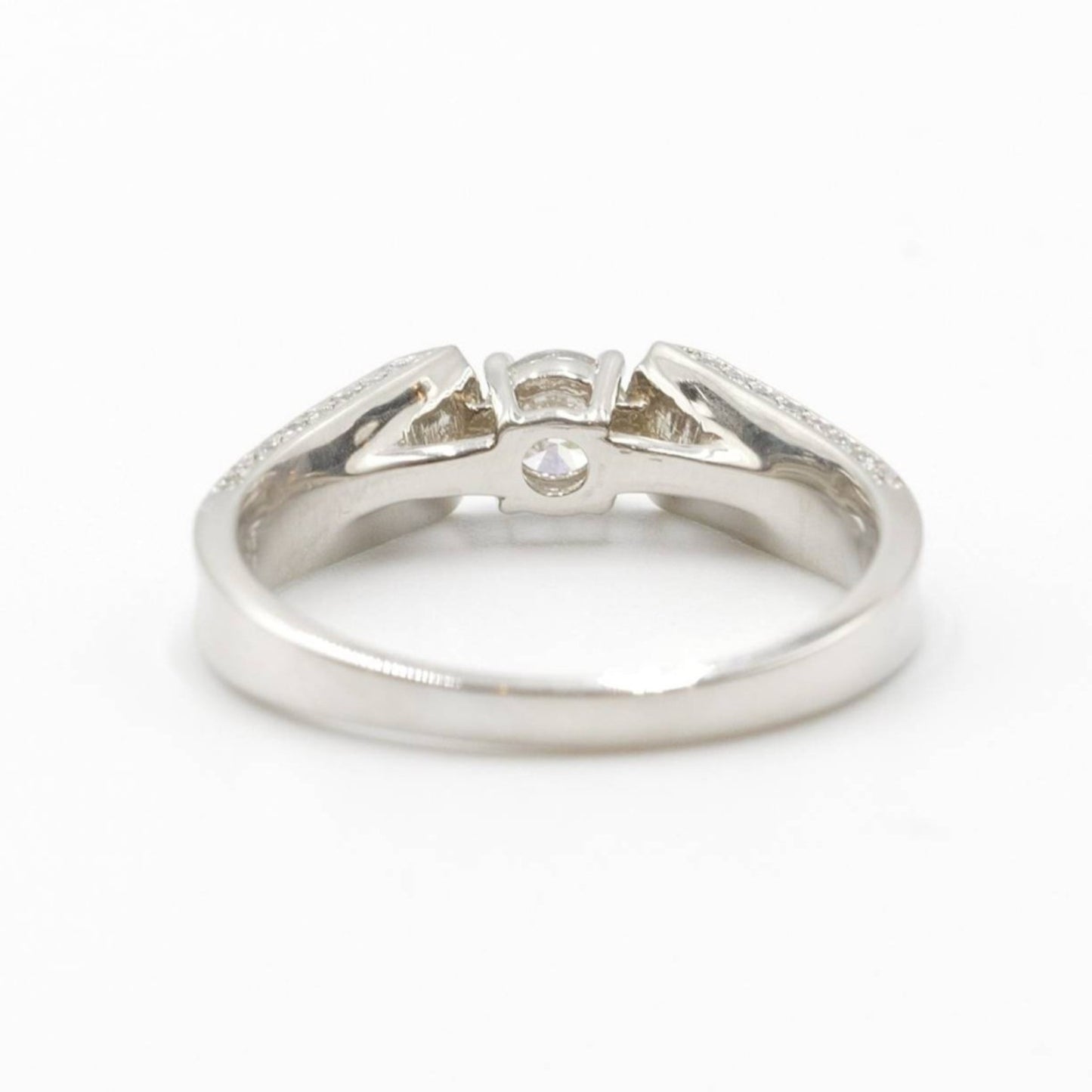プラチナ Pt950 リング ダイヤモンド 0.32ct GIA 鑑別書有り 15号