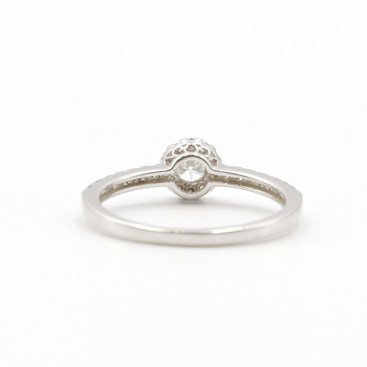 プラチナ Pt900 リング ダイヤモンド 0.18ct GIA 鑑別書有り 9.5号