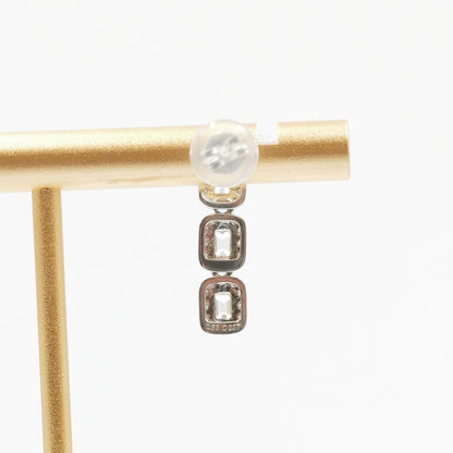 ダイヤモンド 0.55ct ×2 取り巻きダイヤモンド 0.17ct ×2 Pt900 プラチナ ドロップピアス