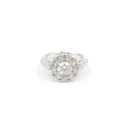 極上 天然 ダイアモンドリング 指輪 1.00ct ハート＆キュピット GIA鑑定書付