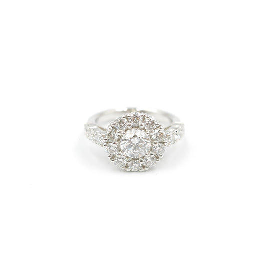 極上 天然 ダイアモンドリング 指輪 1.00ct ハート＆キュピット GIA鑑定書付