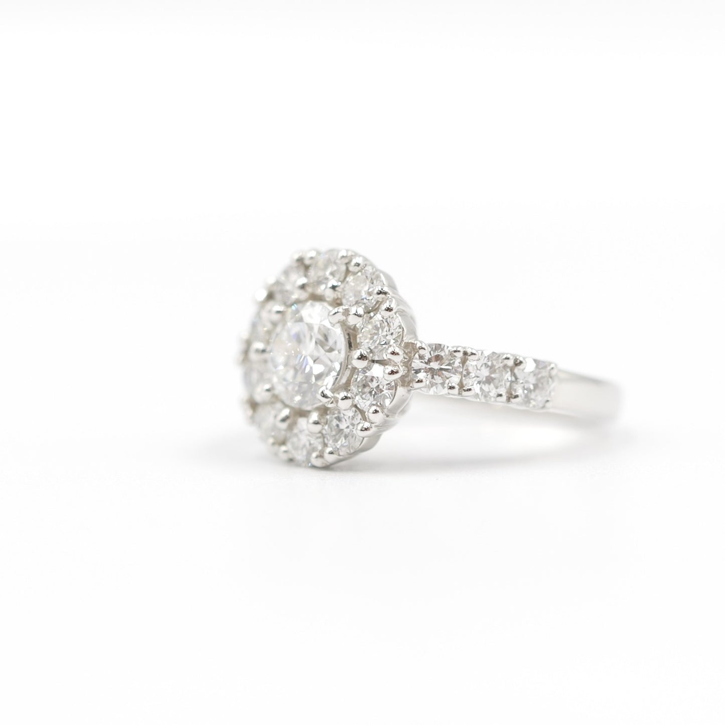 極上 天然 ダイアモンドリング 指輪 1.00ct ハート＆キュピット GIA鑑定書付