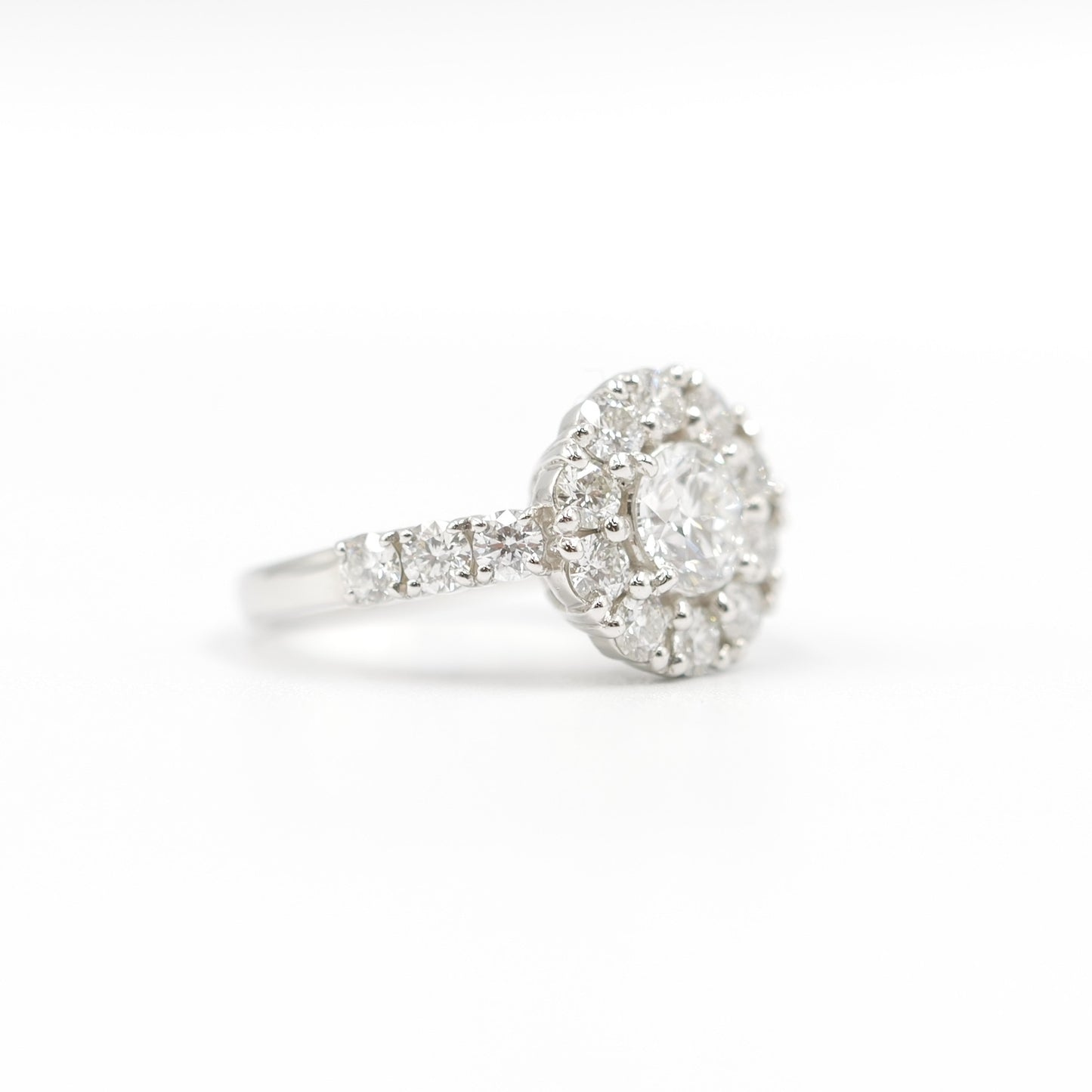 極上 天然 ダイアモンドリング 指輪 1.00ct ハート＆キュピット GIA鑑定書付