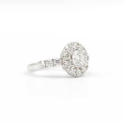 極上 天然 ダイアモンドリング 指輪 1.00ct ハート＆キュピット GIA鑑定書付