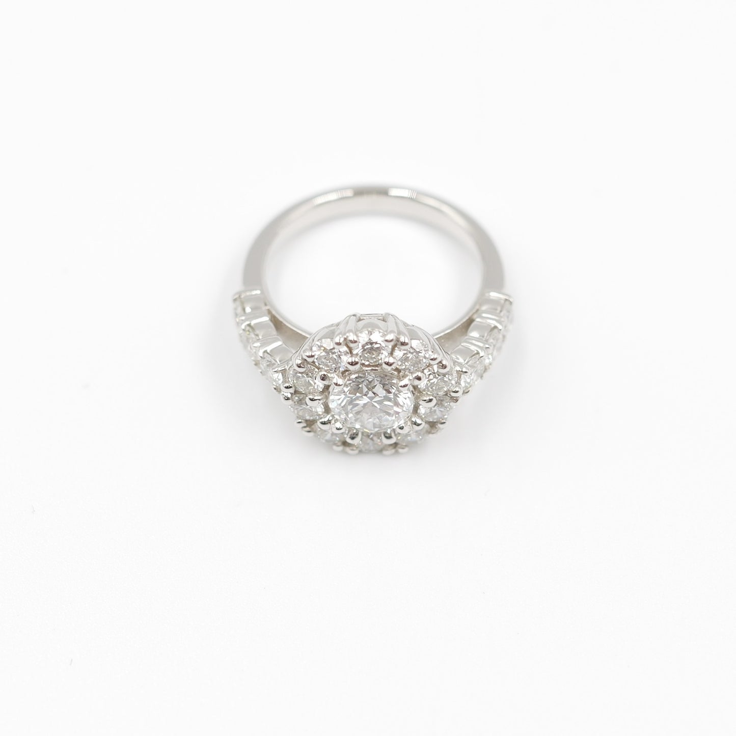 極上 天然 ダイアモンドリング 指輪 1.00ct ハート＆キュピット GIA鑑定書付