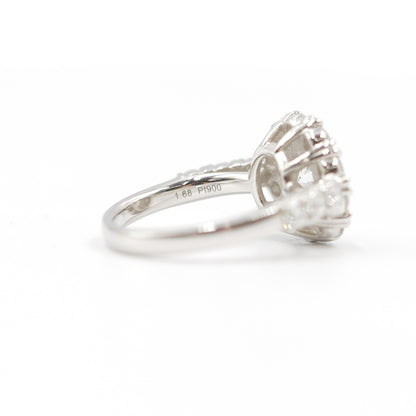 極上 天然 ダイアモンドリング 指輪 1.00ct ハート＆キュピット GIA鑑定書付
