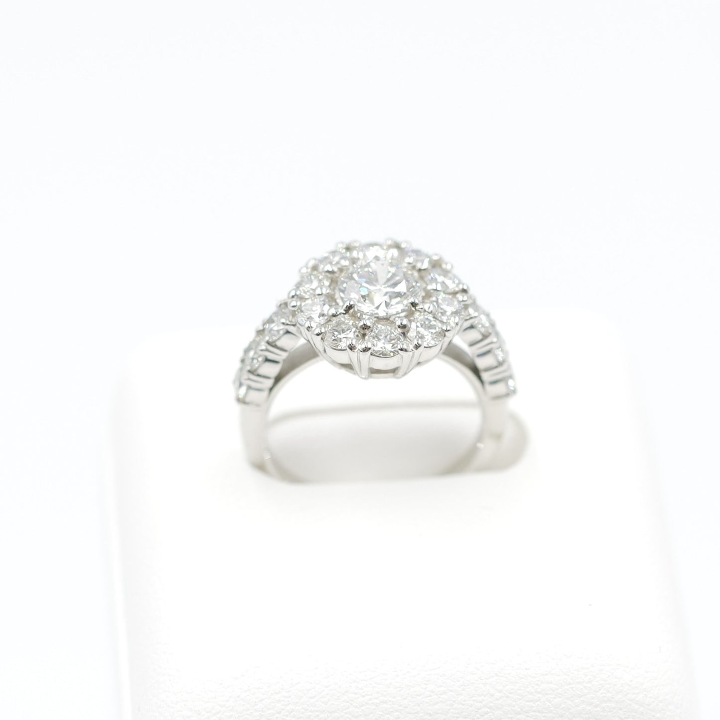 極上 天然 ダイアモンドリング 指輪 1.00ct ハート＆キュピット GIA鑑定書付