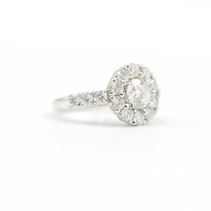 極上 ラボグロウン LGD ダイアモンドリング 指輪 1.04ct IDEAL CUT IGI鑑定書付